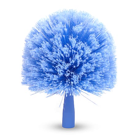 Gritt Commercial Cobweb Duster Brush, 6-11/16", Blue