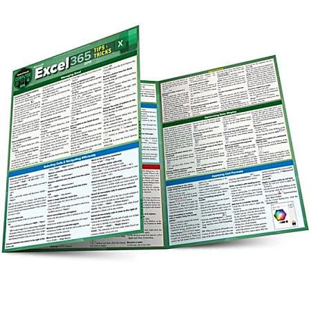 QuickStudy Guide, Microsoft Excel 365 Tips & Tricks, Total Qty 1