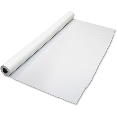 Tablemate Table Set Plastic Banquet Roll, Rectangular, 40" x 100', White
