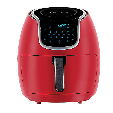 Tristar PowerXL 7-Quart Vortex Air Fryer, 15-3/4" x 14-7/16" x 12-1/2", Red