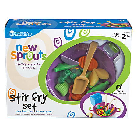 New Sprouts - Stir Fry Play Set - 17 / Set - Plastic