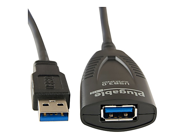 Plugable - USB extension cable - USB Type A (M) to USB Type A (F) - USB 3.0 - 5 m