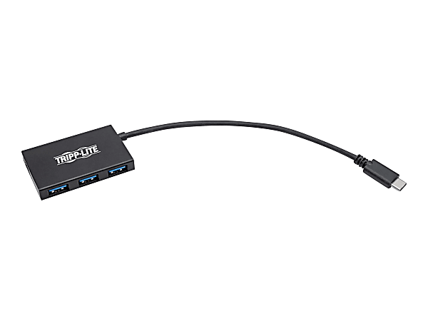 Tripp Lite USB C Hub 4-Port USB-A USB 3.1 Gen 2 10 Gbps Portable Aluminum - Hub - 4 x USB 3.1 Gen 2 - desktop