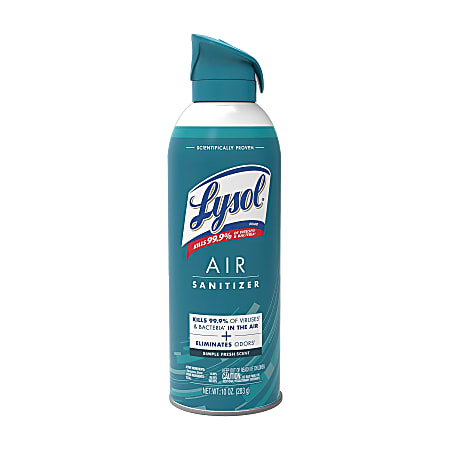 LYSOL® Air Sanitizer Spray - Simple Fresh 10 oz