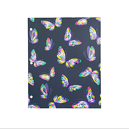 Eccolo BTS 2-Pocket Folder, 8-1/2" x 11", Butterflies