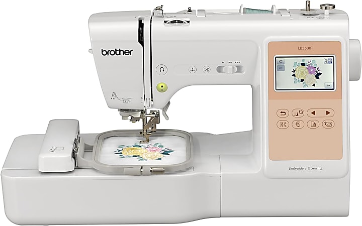 Brother LB5500 Computerized Sewing & Embroidery Machine, White