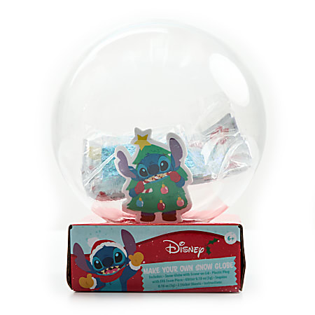 Innovative Designs, Licensed Make Your Own Snow Globe, Lilo &amp; Stich, Christmas Themed, Quantity 1