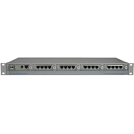 Omnitron Systems iConverter 2430-2-12 T1/E1 Multiplexer - 1 Gbit/s - 1 x RJ-45