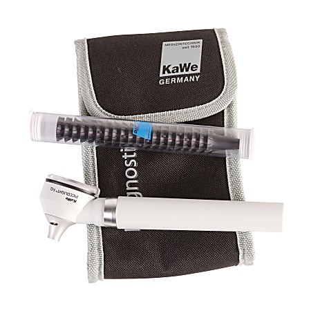 KaWe PICCOLIGHT® F.O. Professional Pocket ENT Otoscope, White