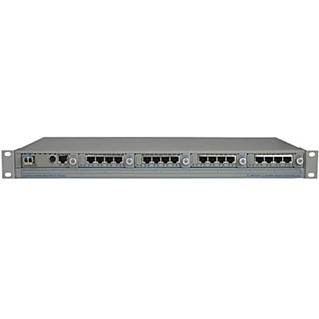 Omnitron Systems iConverter 2430-2-12W T1/E1 Multiplexer - 1 Gbit/s - 1 x RJ-45