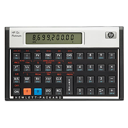 HP 12C Financial Calculator, Platinum Edition