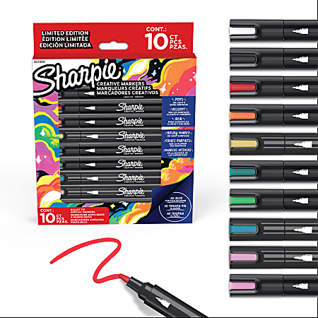 SHARPIE CREATIVE MARKER 10CT HOLIDAY SET