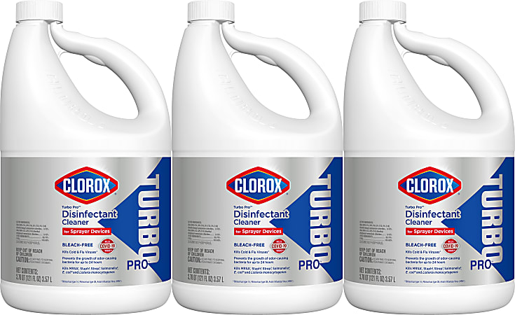 Clorox Turbo Pro Bleach Free Disinfectant Cleaner for Sprayer Devices ...