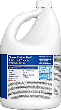 Clorox Turbo Pro Bleach Free Disinfectant Cleaner for Sprayer Devices ...