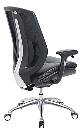 Serta iComfort i5000 Bonded LeatherMesh High Back Task Chair Onyx