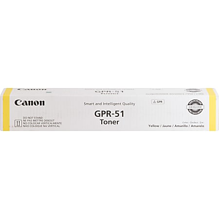 Canon GPR-51 Original Laser Toner Cartridge - Yellow - 1 Each - 21500 Pages