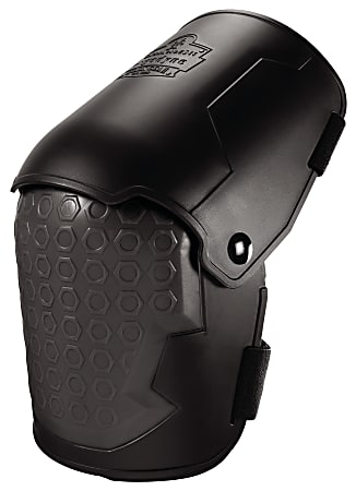 Ergodyne Proflex 360 Hard Shell Hinged Knee Pads, Black