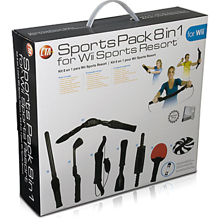 CTA Digital WI 8SR 8 in 1 Pack for Wii Sports Resort Gaming