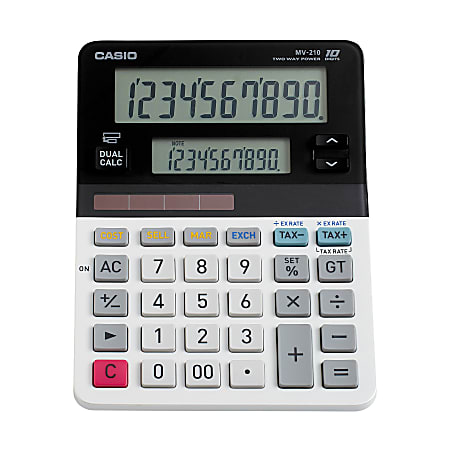 Casio® MV210 Dual-Display Calculator