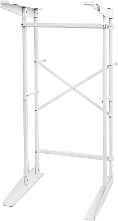 Black Decker Washer Dryer Stacking Rack Stand 50 1316 H x 24 58 W x 25 34 D  White - Office Depot