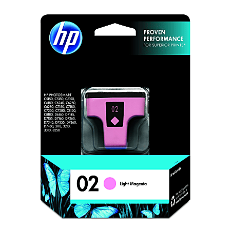 HP 02 Light Magenta Ink Cartridge, C8775WN