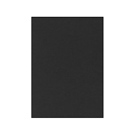 LUX Flat Cards, A7, 5 1/8" x 7", Midnight Black, Pack Of 250