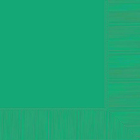 Amscan Beverage Napkins, 5" x 5", Festive Green, 100 Napkins Per Pack, Case Of 6 Packs