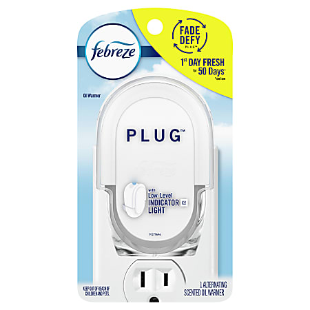 Febreze® PLUG™ Air Freshener Scented Oil Warmer, Assorted Scent, 0.18 Oz