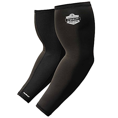 Ergodyne Chill-Its® 6690 Cooling Arm Sleeve, 2X, Black