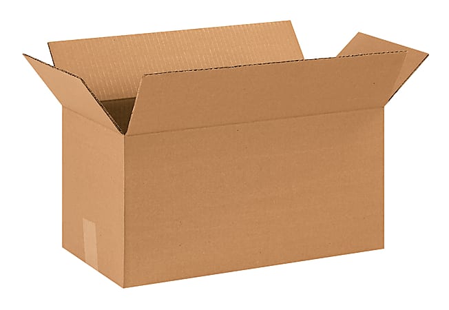Partners Brand  Long Corrugated Boxes, 18" x 9" x 9", Kraft, Pack Of 25