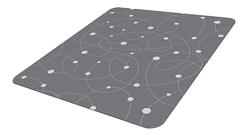 Realspace® Fashion PVC Chair Mat, 36" x 48", Swirls