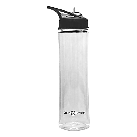 Green Canteen Plastic Hydration Bottle, 25 Oz, Assorted Colors