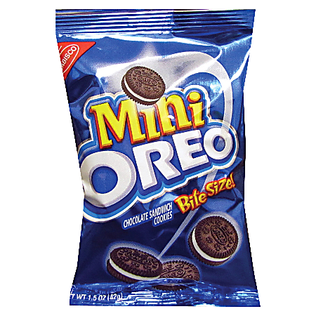 Oreo Bite-Size Cookies, 1.75 Oz Bag, Case Of 60