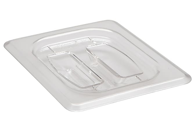 Cambro Camwear GN 1/8 Handled Covers, Clear, Set Of 6 Covers