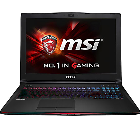 MSI GE62 Apache Pro-004 15.6" Performance/ Gaming Laptop- Intel Core i7 i7-6700HQ Quad-core 2.60 GHz - Aluminum Black