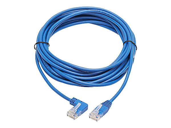 Tripp Lite N204-S15-BL-LA Cat.6 UTP Patch Network Cable - First End: 1 x RJ-45 Male Network - Second End: 1 x RJ-45 Male Network - 1 Gbit/s - Patch Cable - Gold Plated Contact - 28 AWG - Blue