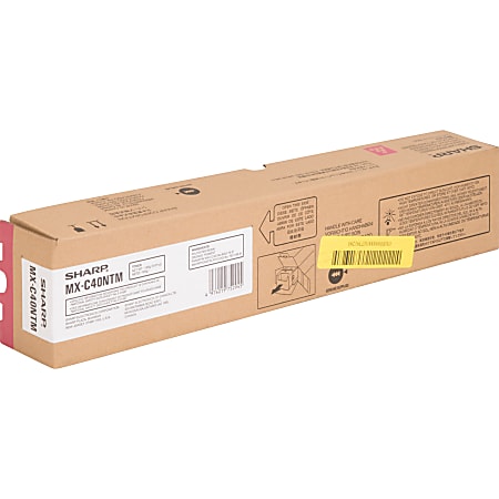 Sharp MX-C40NTM Original Toner Cartridge - Laser - 10000 Pages - Magenta - 1 Pack Sharp MX-C40NTM Original Toner Cartridge - Laser - 10000 Pages - Magenta - 1 Pack