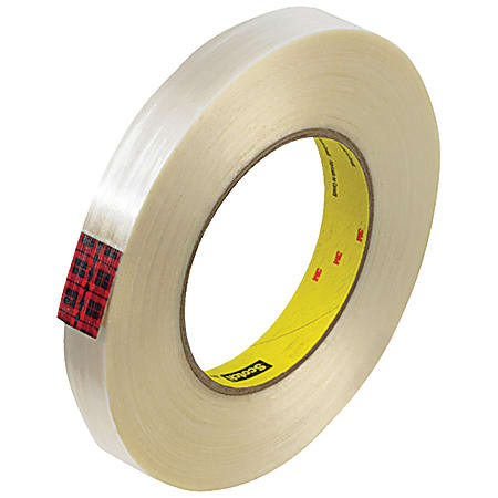 Scotch® 890MSR Strapping Tape, 3" Core, 0.75" x 60 Yd., Clear, Case Of 12