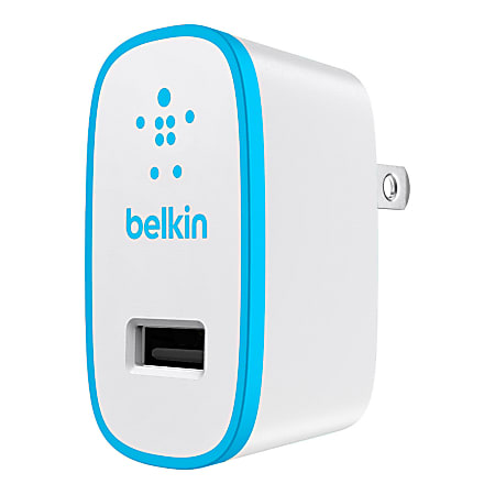 Belkin® BOOST UP™ Home Charger For Apple® iPad®, iPhone® And Samsung Devices, Blue/White