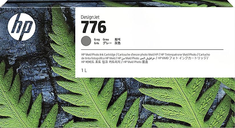 HP 776 DesignJet Gray Ink Cartridge, 1XB05A