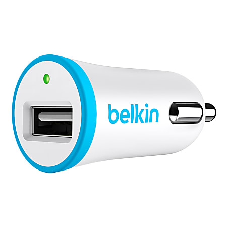 Belkin® Universal USB Car Adapter, Blue