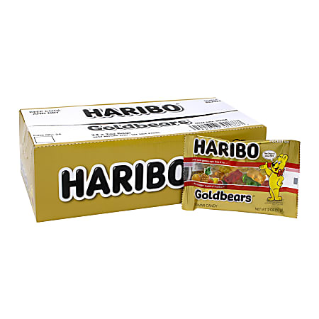 Haribo Gold-Bears Gummi Candy - 24 count, 2 oz bags