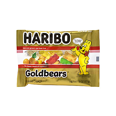 Haribo Gold-Bears Gummi Candy - 24 count, 2 oz bags