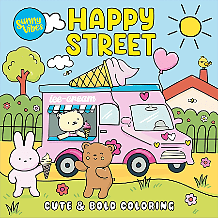 Kidsbooks Publishing Happy Street Coloring Book, Total Qty 1