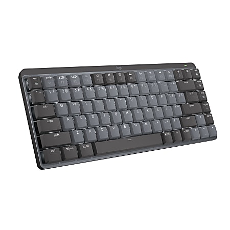 Logitech Master Series MX Mechanical Mini Illuminated Performance Wireless Keyboard, Graphite, 920-010551