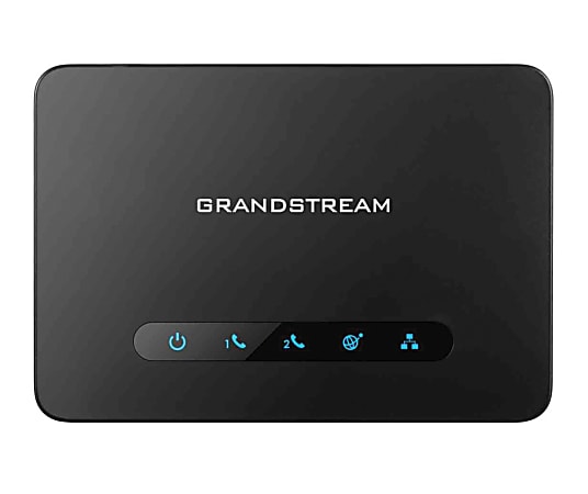 Grandstream 2-FXS Port 2-SIP Profile ATA Gateway, Black, GS-HT812