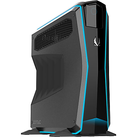 Zotac MEK1 G1107TK700B Gaming Desktop Computer - Core i7 i7-7700 - 16 GB RAM - 1 TB HDD - 240 GB SSD - Black - Windows 10 Home 64-bit - NVIDIA GeForce GTX 1070 Ti 8 GB - Wireless LAN - Bluetooth