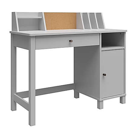 Ameriwood™ Home Abigail 36"W Kids Desk With Chair, Gray