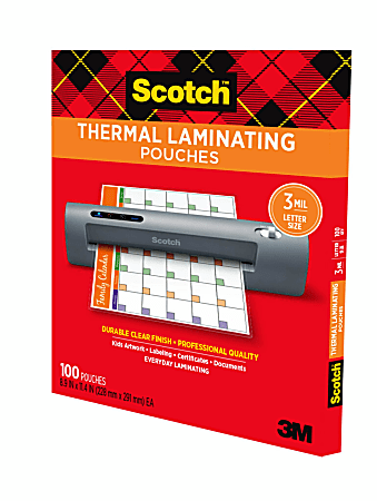 【セール】福袋のファッション通販 Scotch Thermal Laminating Pouches 3 mil. Fits Letter Size ラミネーター