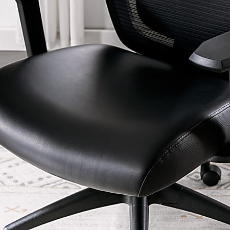 Serta SitTrue Ridgefield Ergonomic MeshVegan Leather High